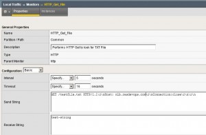HTTP Get text File Monitor